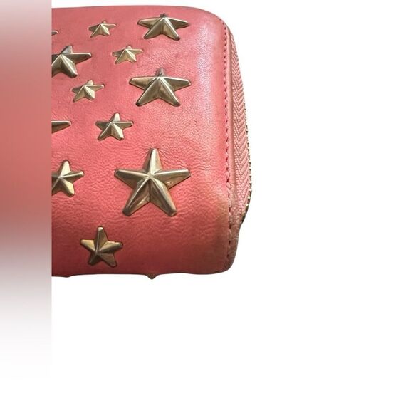 JIMMY CHOO Pink Star-Studded Long Wallet - Picture 5 of 16